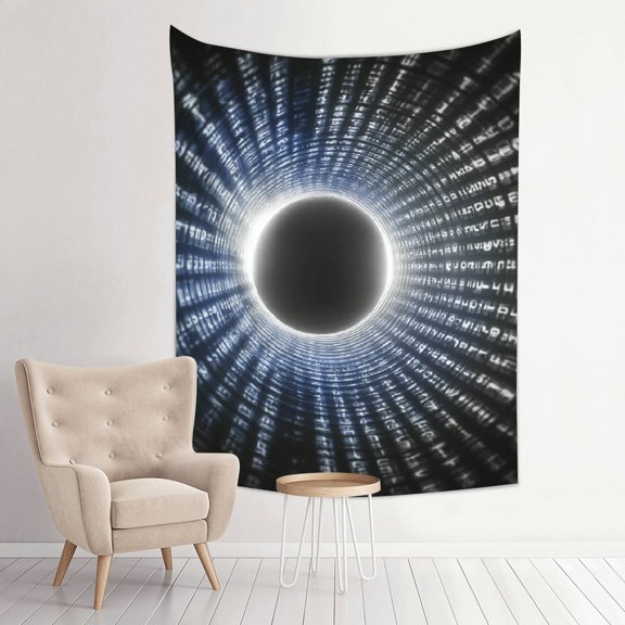ZFLMY Circular Object Light Abstraction Tapestry 100% Polyester Home Decor 30*40in