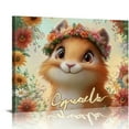 thumbnail image 1 of ZFLMY Cute Cat Canvas Wall Art Print On Canvas Ready To Hang Home Decor 20x16in, 1 of 6