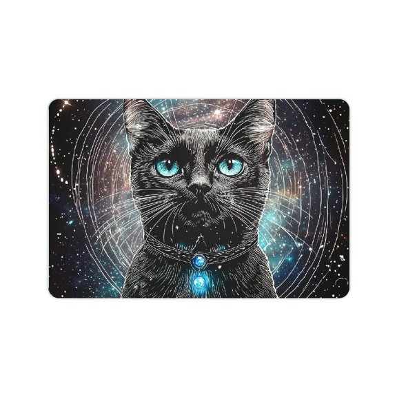 ZFLMY Cute Cat Diatom Mud Mats Non-Slip Home Fast Absorption 24x16in