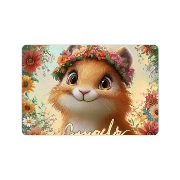 ZFLMY Cute Cat Diatom Mud Mats Non-Slip Quick Drying Home Decor 24x16in