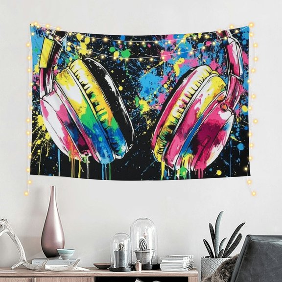 ZFLMY Graffiti Art Tapestry and Wall Decoration 100% Polyester Home Decor for Bedroom Living Room Dorm Decorative Wall Hanging, Decorative Bedroom, Living Room Decoration 60x40in