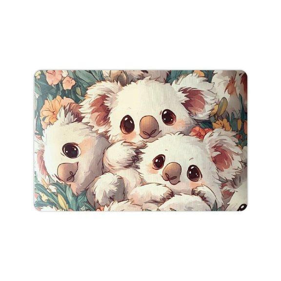 ZFLMY Koalas Case Bed Sheet Diatom Mud Mats Non-Slip Home Mat 24x16in