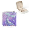 thumbnail image 1 of ZFLMY Mermaid Tail Pearls Jewelry Storage Box for Travel and Gifts White, 1 of 5