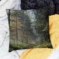 thumbnail image 1 of ZFLMY Nature Misty Linen Throw Pillowcase Cushion Cover Home Office Sofa Decoration Living room pillow decoration&nbsp; 24x24in, 1 of 5