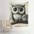 thumbnail image 1 of ZFLMY Owl Baby Branch Tapestry Wall Art Home Decor 100% Polyester 30*40in, 1 of 5