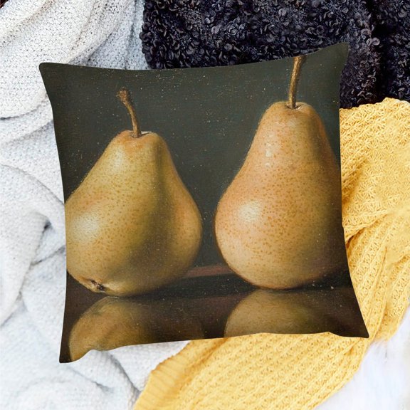 ZFLMY Pears Pillow Case Decorative Cushion Cover for Home Sofa 18x18in