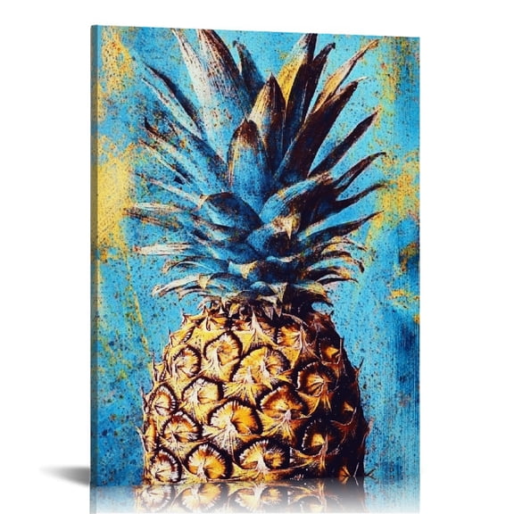 ZFLMY Pineapple Canvas Prints Wall Art Home Decor for Living Room 16x20in