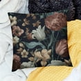 thumbnail image 1 of ZFLMY Skull and floral pattern pillow inserts - home décor fits the sofa bed inside the car 24x24in, 1 of 5
