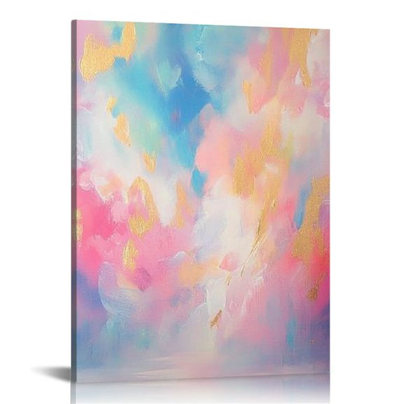 ZFLMY Sky Clouds Colors Art Modern Canvas Prints Wall Art Home Decor Living Room Bathroom Bedroom Office, Perfect Gift Ideas for Home Decoration 16x20in