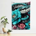 thumbnail image 1 of ZFLMY Snake Flowers Pop Surrealism Wall Art Tapestry for Home Decor 40*60in, 1 of 6