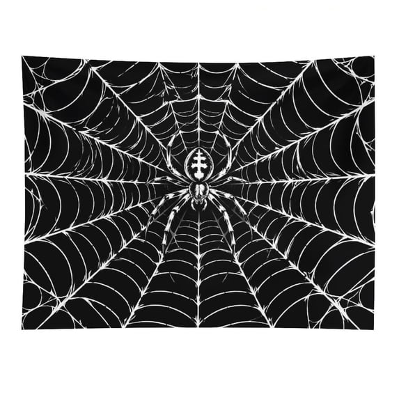 Spiter House ZFLMY Spider Web Center Spider Tapestry Wall Hanging Wall Tapestry ...