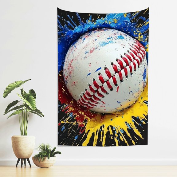 ZFLMY Sports Equipment Print Tapestry Wall Hanging for Home Decor 40*60in