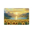 thumbnail image 1 of ZFLMY Sunflower Home Environmentally Friendly and Easy to Clean Diatom Mud Bath Mat with Rubber Backing Technology 24x16in, 1 of 5