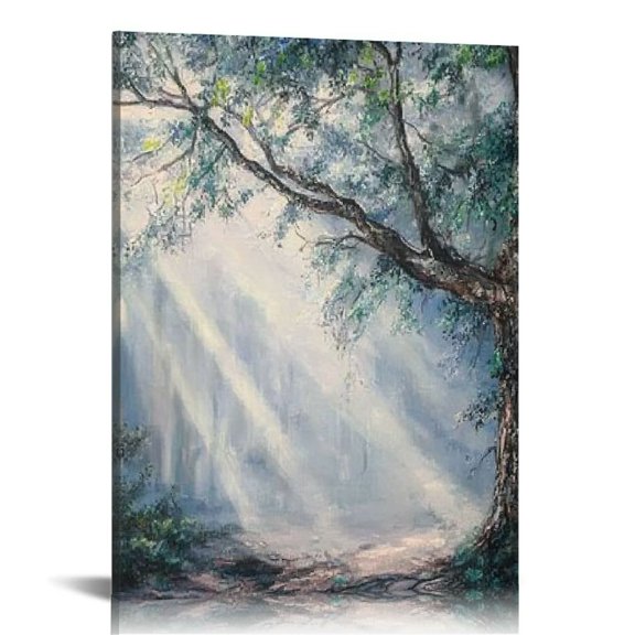 ZFLMY Sunlight Canvas Print Art Modern Wall Decor Living Room Office Home Decoration Gift Idea 16x20in