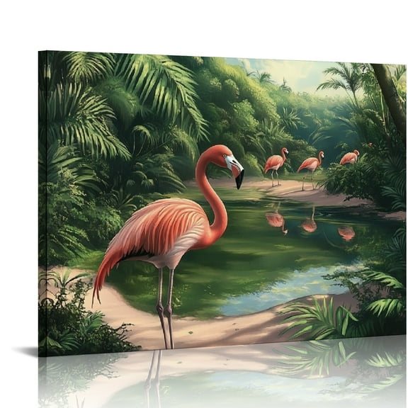 ZFLMY Wall Decor for Bathroom Canvas Art Print Ready To Hang Home Room Decor 16x12in