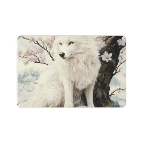 ZFLMY Wolf Rock Tree Diatom Mud Mats Non-Slip Home Environmentally Friendly Easy to Clean 24x16in