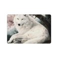 thumbnail image 1 of ZFLMY Wolf Rock Tree Fast Absorption Diatom Mud Bath Mat Home Environmentally Friendly Easy to Clean 24x16in, 1 of 5