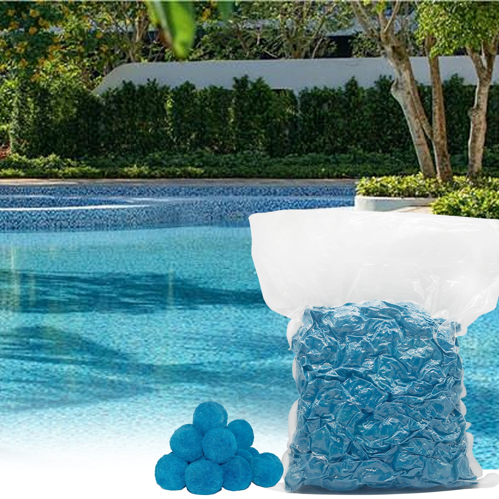 ZFSBZBS 1300g Pool Filter Balls for Sand Filter Systems, Reusable ...