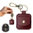 thumbnail image 1 of ZFSBZBS 1Pcs Leather Ring Holder Keychain, Portable Travel Ring Holder Pouch,Keychain Rings Bag for Purse, Jewelry Key Chain Bag for Rings, Necklaces, Coins, Medallions,Red, 1 of 9