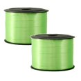thumbnail image 1 of ZFSBZBS 2 Roll 0.5cm X 100 Yards Curling Ribbon-Balloon String for Art&Craft Decor,Gift Wrapping,Ribbons and Bows for New Year Birthday Gifts Green, 1 of 5