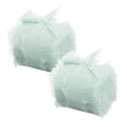 thumbnail image 1 of ZFSBZBS 2 Roll Dusty Rose Crushed Velvet Ribbon,1.5" Wide X 5 Yard,Frayed Edge Hand Torn Fringe Ribbon for Bridal Bouquets Invitations Vow Books Gift Green, 1 of 9