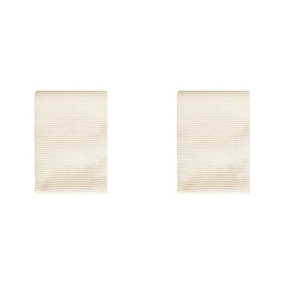 ZFSBZBS 2Pcs 100% Cotton Cloth Soft Cleaning Drying Absorbent Textured Terry Loop for Cleaning Drying Absorbent Box Loop,Beige*2