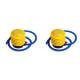 ZFSBZBS 2Pcs Foot Air Pump, Portable Plastic Foot Pump Air Hand Foot Pump Inflator Sports Inflatable Pump for Balloon Yoga Ball Bed Mattress Cushions
