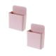 ZFSBZBS 2Pcs Magnetic Remote Control Holder Wall Remote Control Organizer Accessory Holder for Recliner Wall Mount Quick Setup,Pink