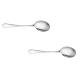 thumbnail image 1 of ZFSBZBS 2Pcs Stainless Steel Cooking Spoon, Serving Spoons for Mixing, Serving Spoons for Buffet, Serving Spoon,Silver,8.8 inx2 in, 1 of 6