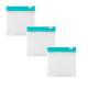 thumbnail image 1 of ZFSBZBS 3Pcs Hick Leakproof Reusable Slider Zipper Food Storage Bags for Pantry and Freeze Food, Food Slider Bag, Zip Lock I Medium Zip Bags for Storage,Green, 1 of 9