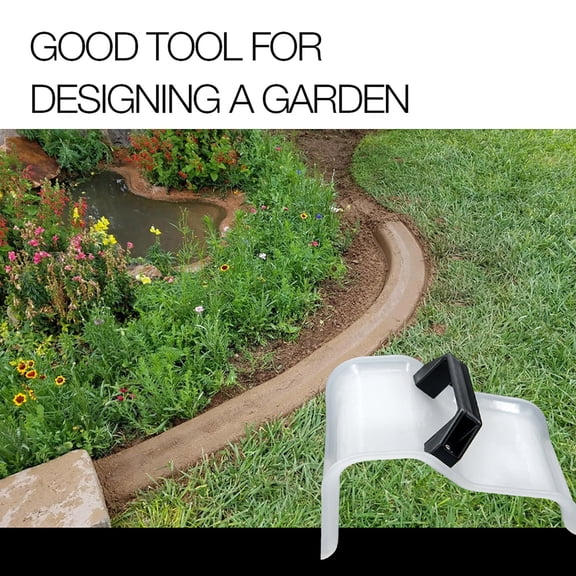 ZFSBZBS Concrete Trowel Tools for Masonry Cement Hand Plastering Plastic,Mortar Repair Margin Finish Pointing Tile Curved for Garden Corner Flooring Molds
