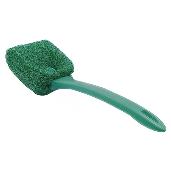 ZFSBZBS Fish Tank Cleaning Tools, Aquarium Double Sided Sponge Brush, Algae Scraper Cleaner with Long Handle,Green