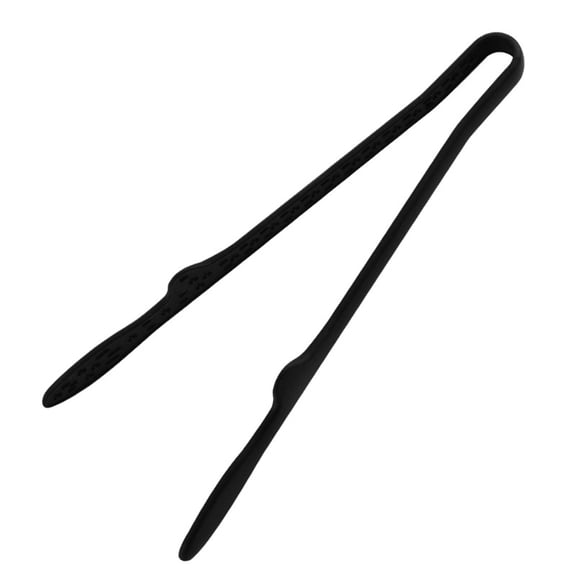 ZFSBZBS Kitchen Tongs, Non-Scratch Heat-Resistant Tweezers, Silicone Tongs For Serving Food For Home, Restaurant, Party, Grill, Buffet, Salad, And Pasta,Black