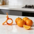 thumbnail image 1 of ZFSBZBS Orange Peeler Tools Citrus Peel Cutter Plastic Easy Fruit Vegetable Slicer Cutter Lemon Peeler Opener Remover Fruit Tools Kitchen Accessory Knife Cooking Tool Kitchen Gadgets Peelers,Orange, 1 of 6