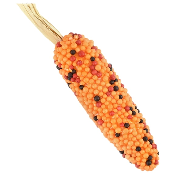 ZFSBZBS Ornamental Corn Decoration，Fall Home Decor， Corn Models Plastic Vegetables Corn Cob Cabinets Mall Decorations Photography Props Toys Orange