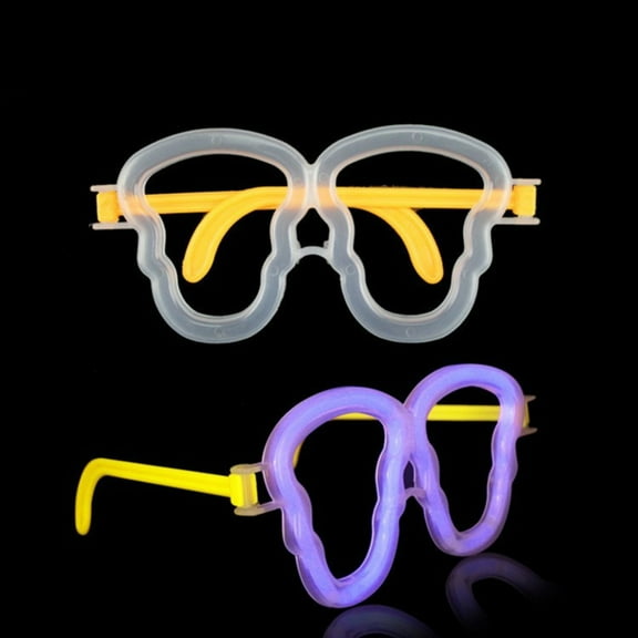 ZFSBZBS Skeleton Shapes Glow Glasses Connector Kit Party Accessories for Glowing Glasses Includes for Neon Parties and Celebrations Skeleton Shapes