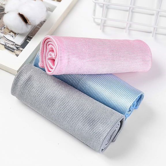 ZFSBZBS Streak Free Premium Microfiber Glass Cleaning Cloth, Lint Free Quickly Clean TV, Monitor, Window, Glasses, Windshields, Mirrors, Car Windows, Stainless Steel,Multicolor