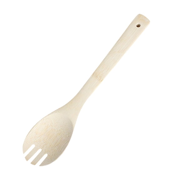 ZFSBZBS Wooden Spoon for Cooking 11.8 Inch Kitchen Slotted Spoon for Stirring Mixing Serving