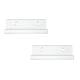 ZFSBZBS2 Set Vinyl Record Shelf Wall Mount,Acrylic Wall Mount Shelves, Clear Acrylic Album Record Holder Display, Floating CD Rack Storage Hanger, Floating Walls Shelves