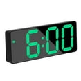 ZFWDUNSA Digital Alarm Clock, LED Clock for Bedroom, Electronic Desktop