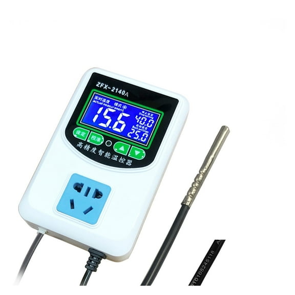 ZFX-2140A Digital Temperature Controller, Intelligent High Accuracy Heating Cooling NTC Sensor Temp Control Thermostat For Freezer