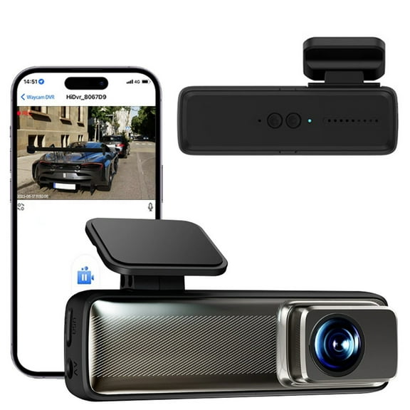 ZFYXGS 1080P High-definition Night Vision Driving Recorder Wifi Mobile Phone Interconnection Loop Recording Motion Detection 24-hour Parking Monitoring In Car DVR