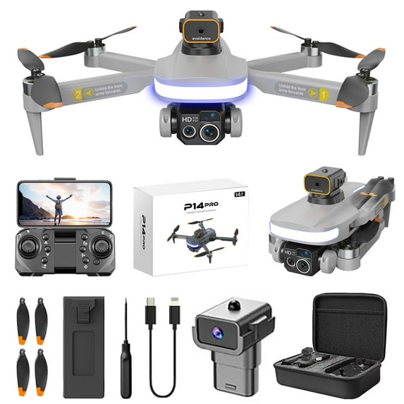 ZFYXGS 2.4G WIFI FPV Drone With 4K Camera For Adults, RC Quadcopter With Auto Return, Follow Me, Brushless Motor, Fly, Route Fly, Altitude Hold, Headless Mode