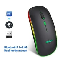 ZFYXGS 2.4G Wireless Bluetooth Mode Gaming Mouse Backlit 1600DPI For PC Laptop