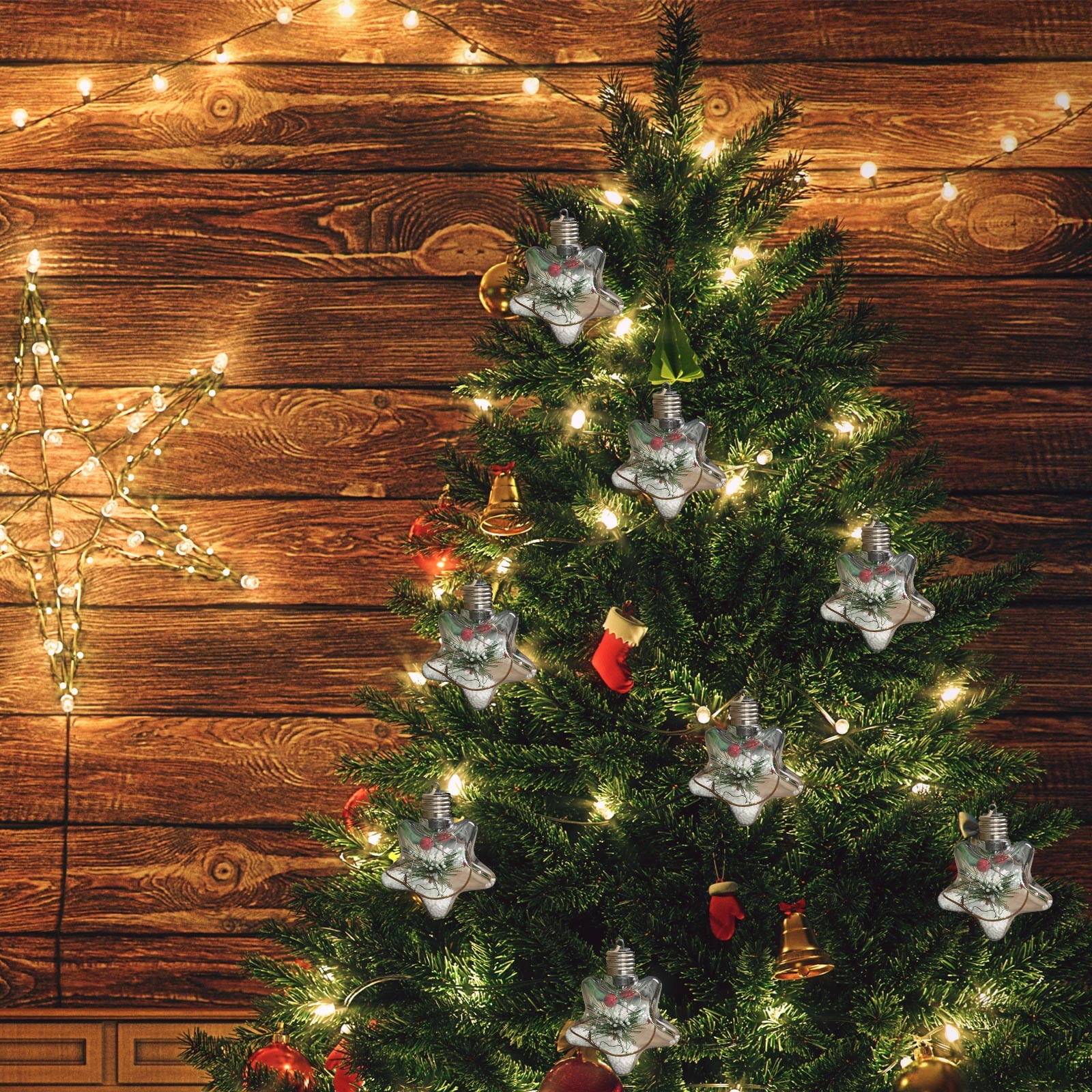 ZFYXGS 2024 New Christmas Tree Decorations Set for Indoor Outdoor on