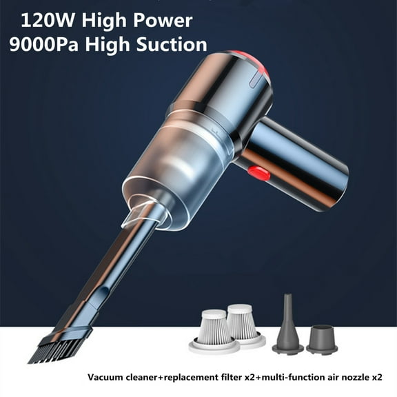 ZFYXGS 3 In 1 Cordless Car Vacuum Cleaner, Small Vacuum Cleaner, Strong Sutions Handheld Vacuum, Car Vacuum for Car,Keyboard,Inflating Swimming Rings and Pet Hair