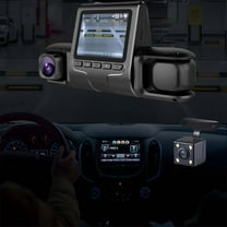 ZFYXGS 3 Channel Dash Cam Front And Rear Inside 1080P Dash Camera For Cars Dashcam Three Way Car Camera With IR Night Vision Loop Recording Motion Detection