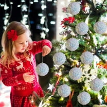 ZFYXGS 4Pcs Christmas Tree Ornaments Sets White on Sale and Clearance