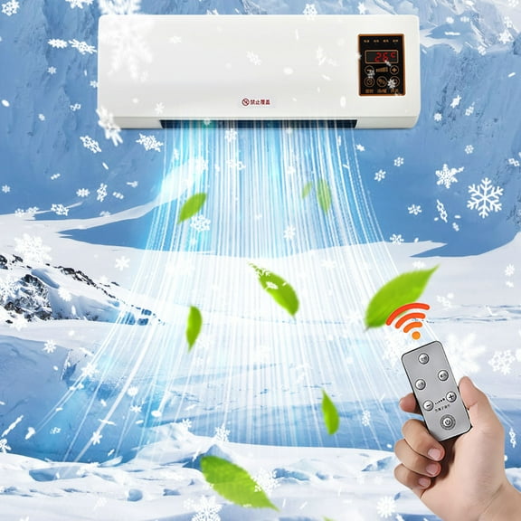 Mrrzels Air Conditioner, Portable Air Conditioners, Wall Mounted Air Conditioner with Remote for Home Office Bedroom, Energy-saving, 1500W