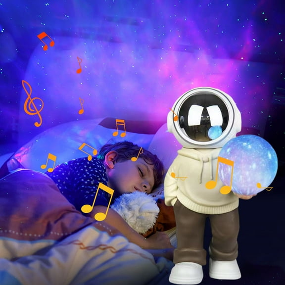ZFYXGS Astronaut Wireless Bluetooth Speaker Colorful Night Light Mini Portable Small Speaker Ornament